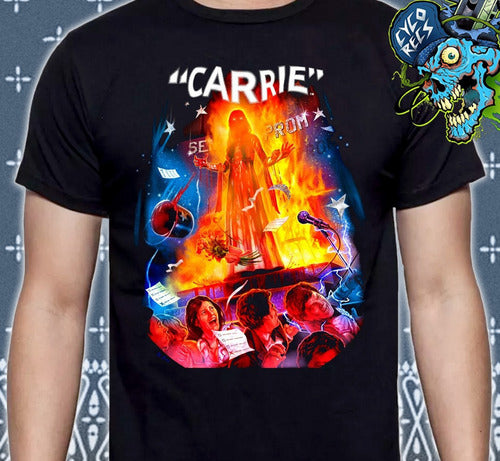 Carrie - Terror - Polera - 10 / Blanco