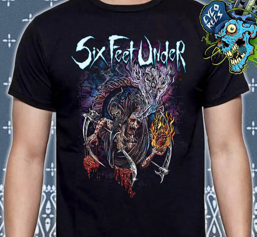 Six Feet Under - Death Metal - Polera