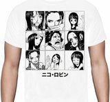 Nico Robin Caras One Piece - Polera - Polera