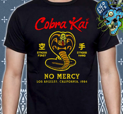 Cobra Kai  No Mercy  Animación  Polera - Cyco Recor - Polera