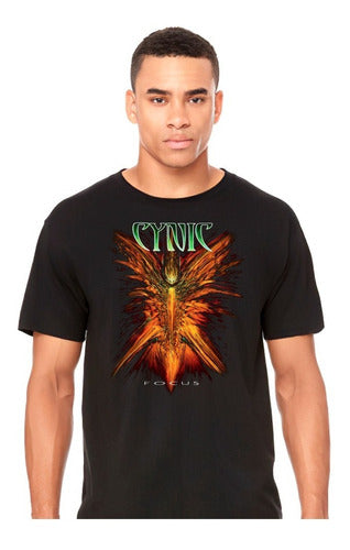 Cynic - Focus - Polera - 10 / Blanco