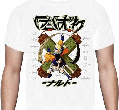 Naruto - Sasuke Y Naruto - Polera