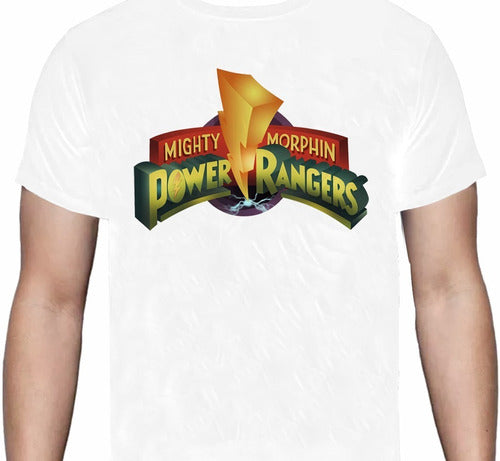 Power Rangers Logo - Polera Series De Culto - Polera