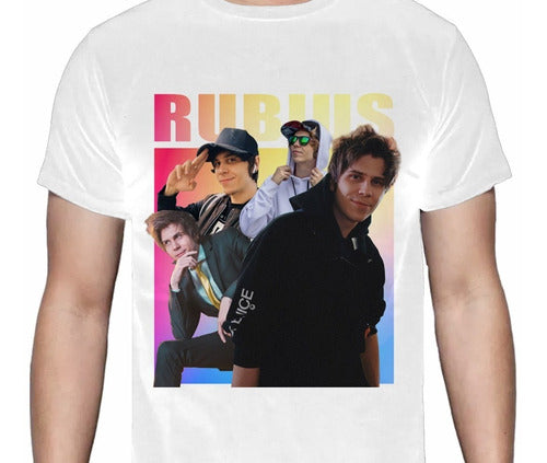 Rubius Collage - Youtuber - Polera