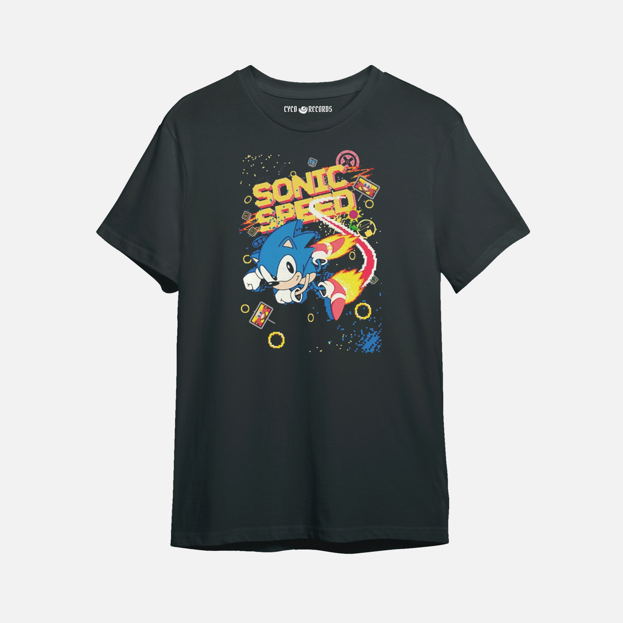 Sonic - Rings - Polera