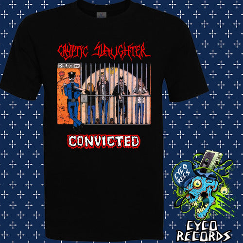 Cryptic Slaughter - Convicted - Polera - 10 / Blanco