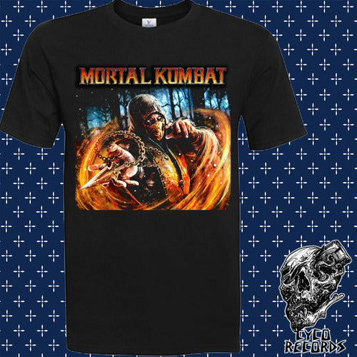 Mortal Kombat Escorpion - Videojuegos - Polera- Cyco Records