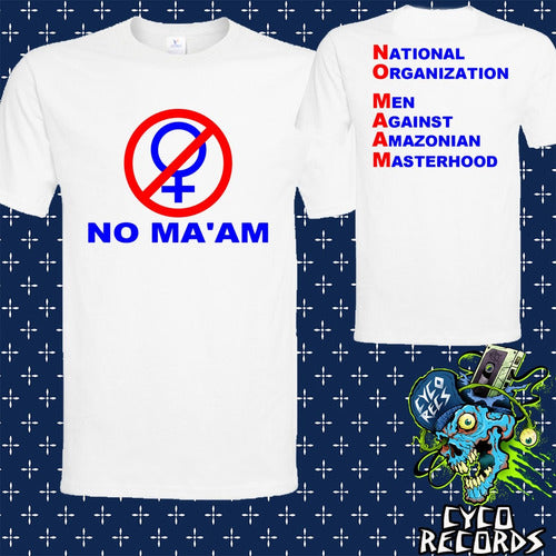 No Ma´am - Peliculas De Culto - Polera