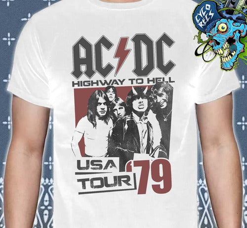 Ac Dc - Highway To Hell Tour 79 - Polera