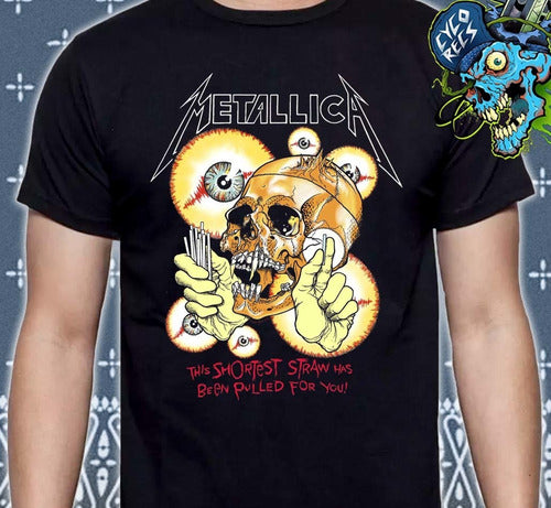 Metallica - Pushead Skull Art - Polera