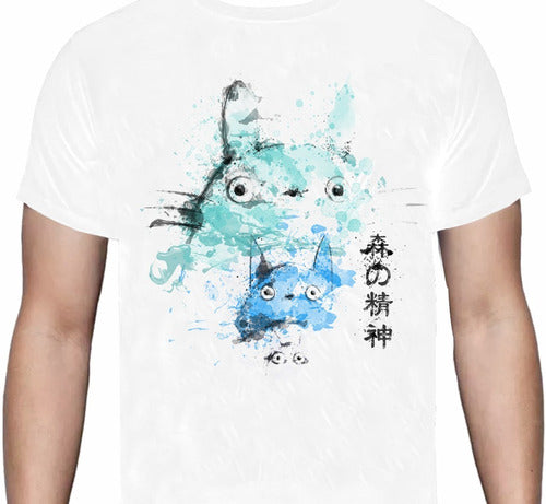 Totoro - Blanca Ghibli - Polera