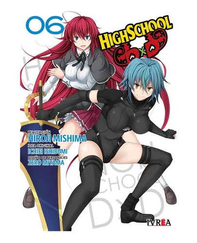 Manga Highschool Dxd  -  Tomo 6 - Ivrea Arg. + Reg.