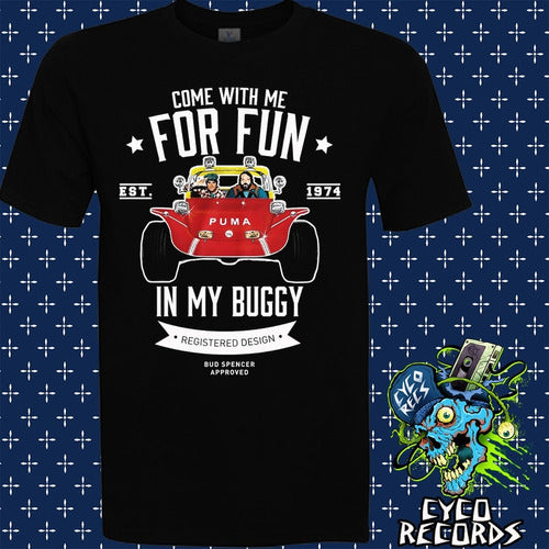 Bud Spencer Terence Hill Buggy Negra - Peliculas De Culto - Polera