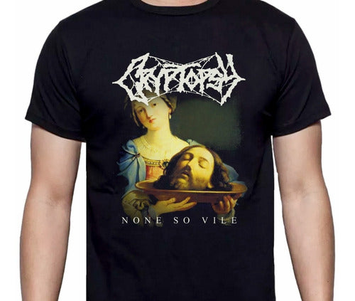 Criptopsy - None So Vile - Polera - 10 / Blanco