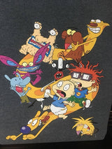 Nickelodeon Clasicos - Gris Oscuro - Polera