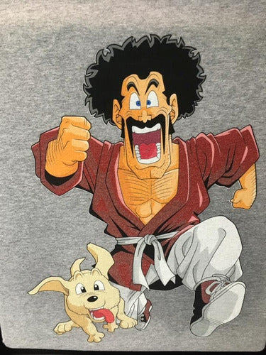 Dragon Ball Mr. Satan - Gris - Polera
