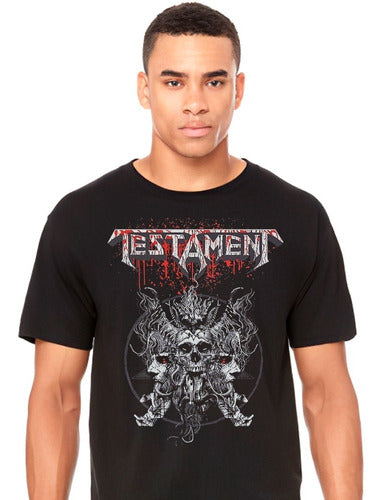 Testament - Skull & Blood - Polera