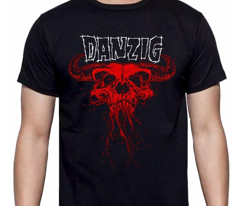 Danzig - Misfits Red Goat - Polera