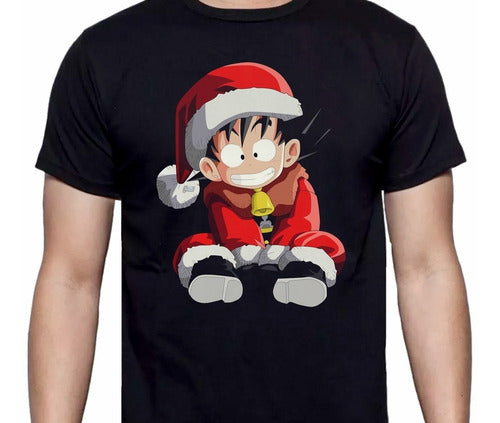 Dragon Ball - Goku Navidad Santa Claus - Polera