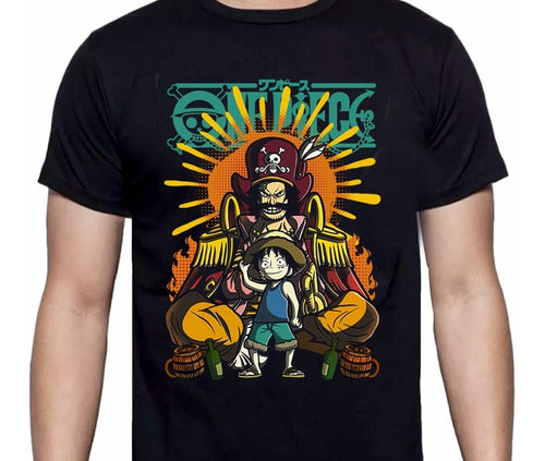 One Piece - Luffy Gold Roger - Polera