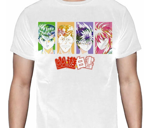 Yu Yu Hakusho - Collage Color - Polera