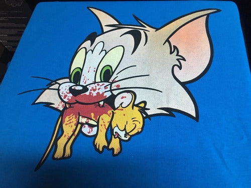 Tom Y Jerry - Celeste - Polera