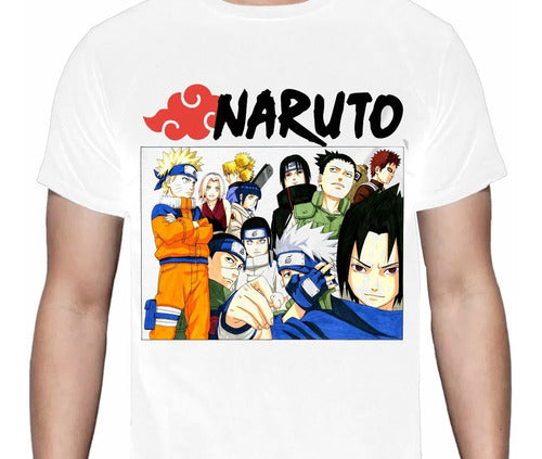 Naruto - Naruto Amigos Todos Color - Polera