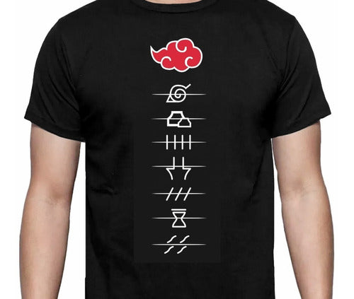 Naruto - Akatsuki Aldeas - Polera