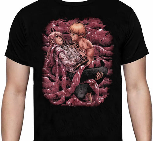 Chainsaw Man - Denji Y Power - Polera