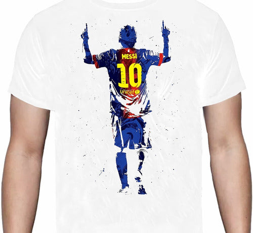 Messi Historia - Blanca - Polera