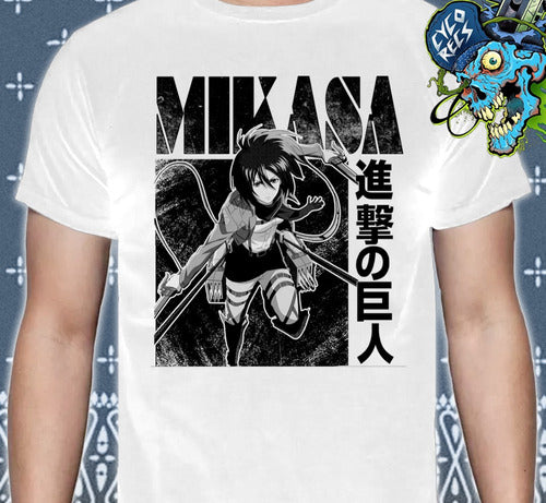 Mikasa - Shingeki No Kyojin Attack On Titan - Polera