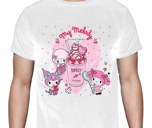 Sanrio - Kuromi My Melody Hello Kitty Kawaii - Polera