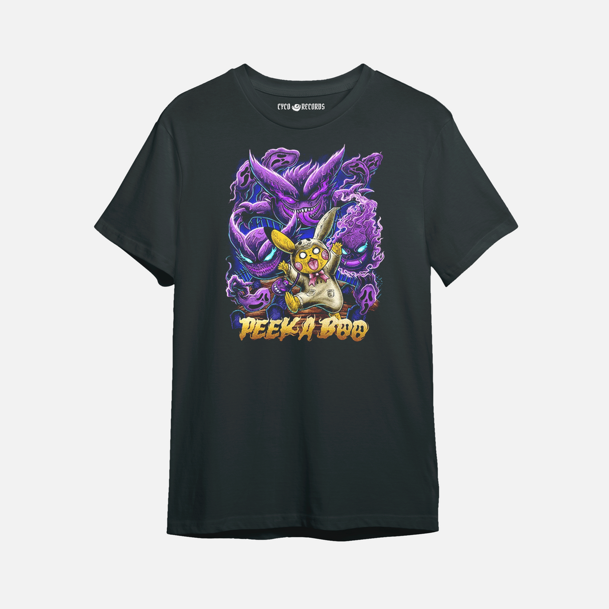 Pikachu - Gengar Evolution Peekaboo - Polera