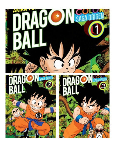 Pack Dragon Ball Color: Saga Origen 1-2-3 Ivrea Arg.+reg.