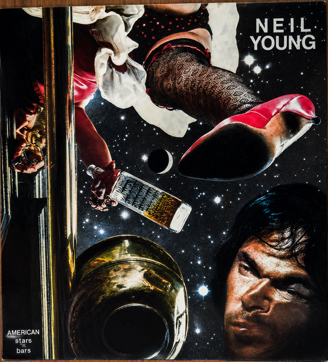 Neil Young – American Stars 'N Bars - Vinilo Japonés (Sin Obi)