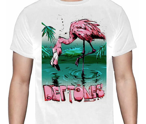 Deftones - Pink Flamingos - Polera