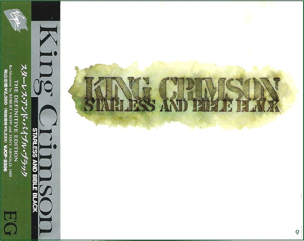 King Crimson  Starless And Bible Black - Cd Japones