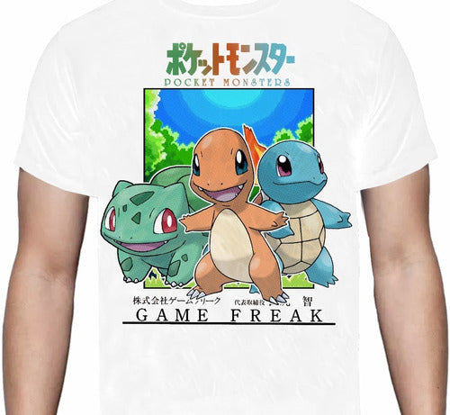 Iniciales Kanto - Pokemon - Polera