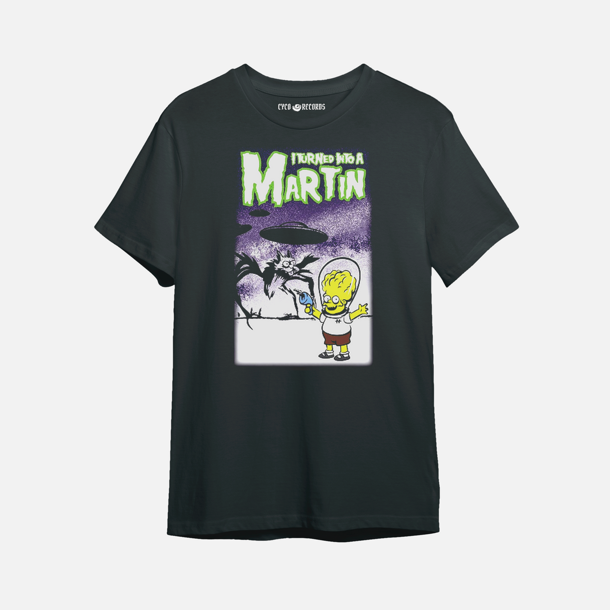 Los Simpsons - Misfits - Turned Into A Martin - Polera