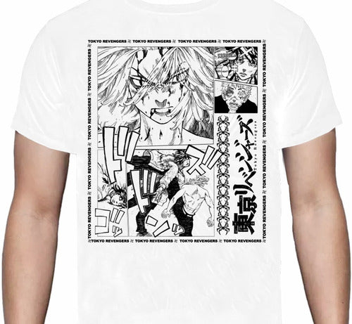 Tokyo Revengers - Pelea Viñetas - Polera
