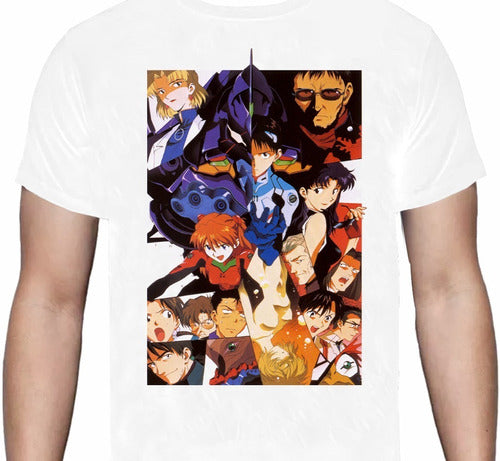 Evangelion Mix Collage Todos - Polera - Polera