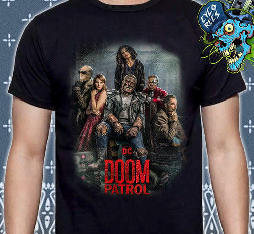 Doom Patrol - Poster - Polera - 10 / Blanco