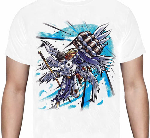 Digimon - Angemon - Polera - s / Blanco