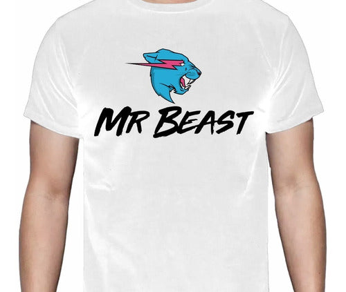 Mr Beast Logo - Youtuber - Polera