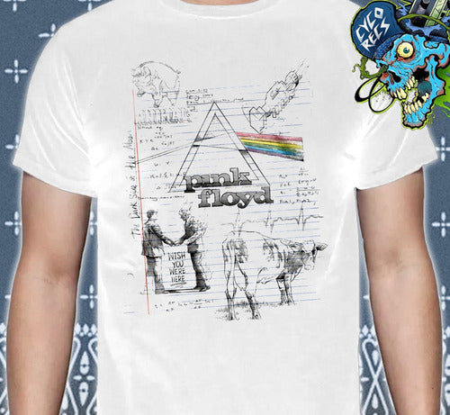 Pink Floyd - Collage - Polera