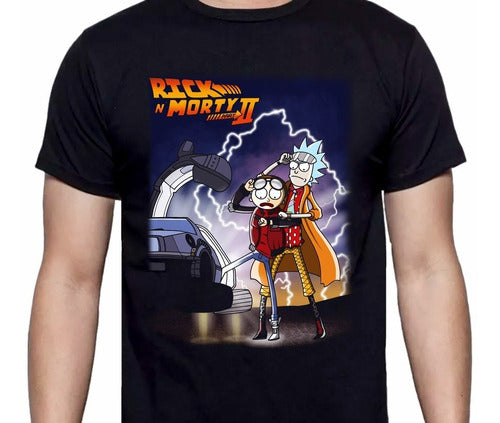 Rick And Morty - Back To The Future - Polera
