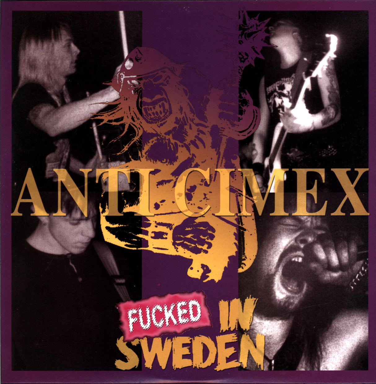 Anti Cimex  Fucked In Sweden - Vinilo Usado