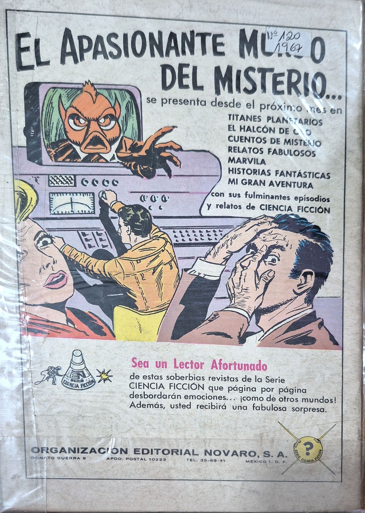 Cuentos de Misterio El Secreto del Rayo Vital N°120 - Revista
