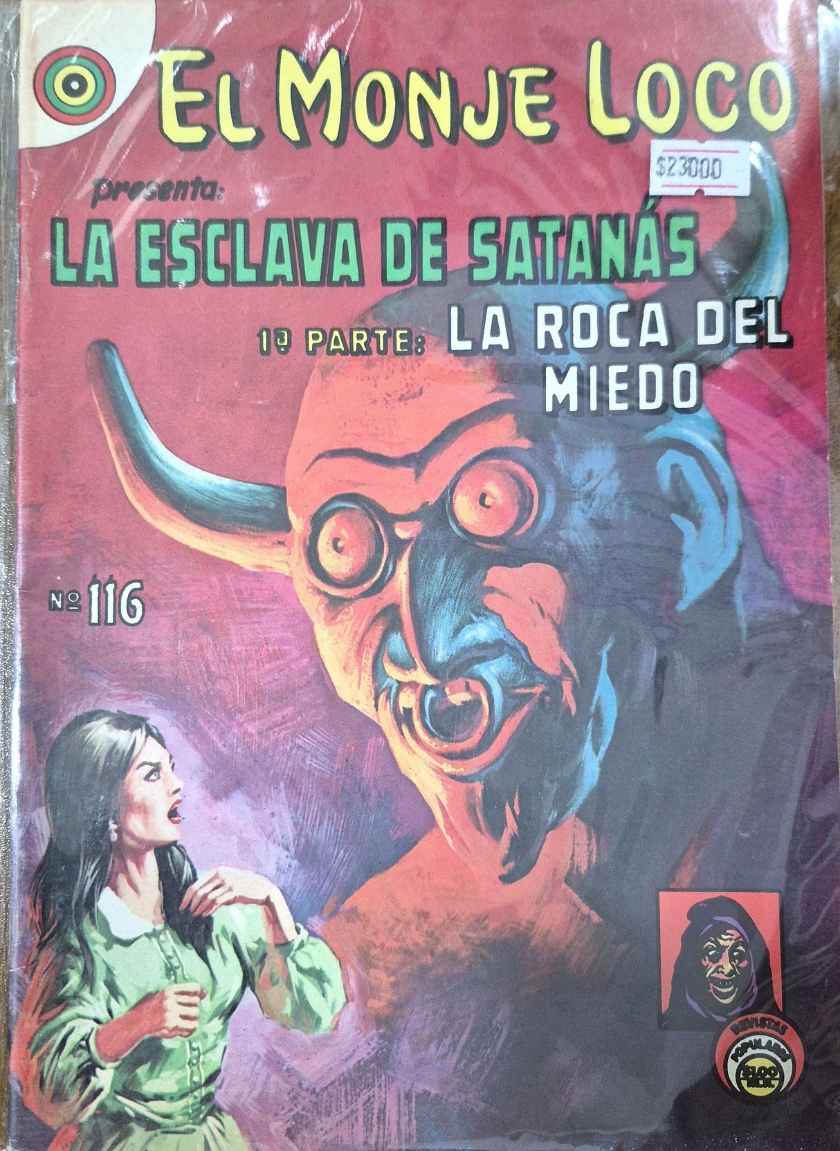 EL MONJE LOCO N°116 LA ESCLAVA DE SATANÁS: LA ROCA DEL MIEDO - Revista
