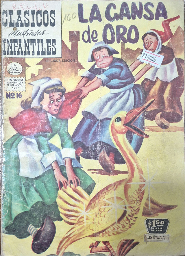 CLÁSICOS ILUSTRADOS INFANTILES - N°16 - LA GANSA DE ORO - Revista